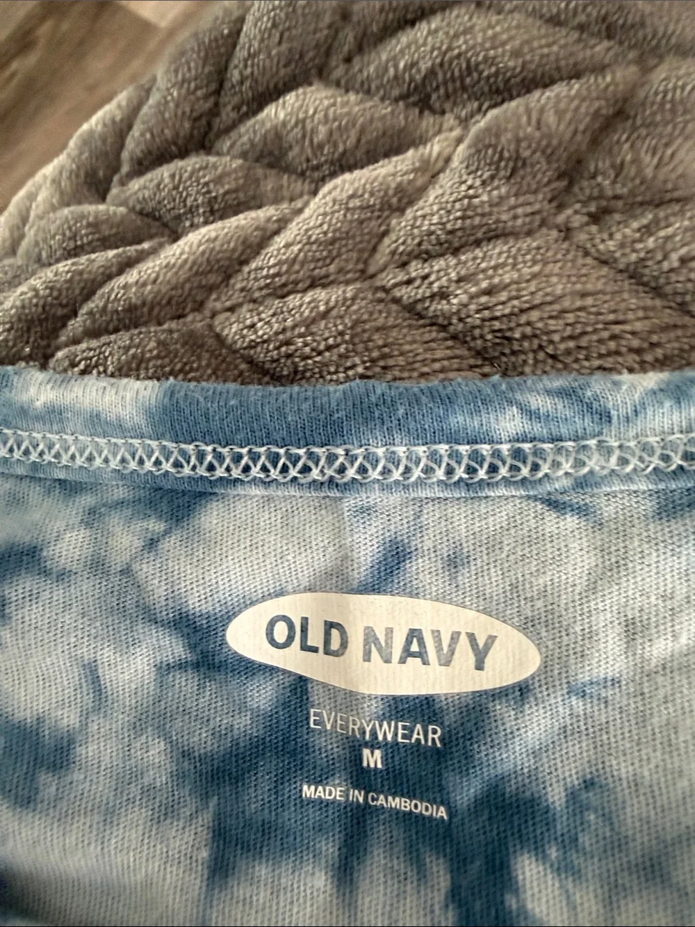 Old Navy Blue Tie-Dye Short Sleeve Tee